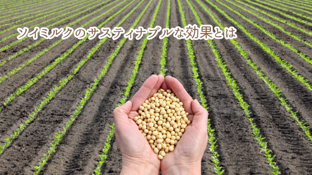 ソイミルクのサスティナブル（持続可能）な効果とは