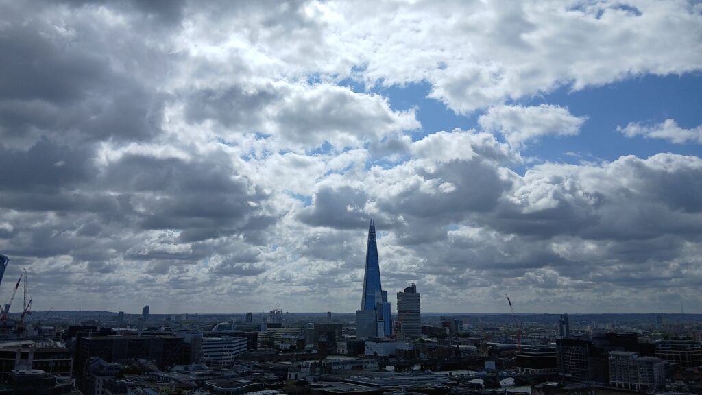 セントポール大聖堂ドームから見えるロンドンの景色