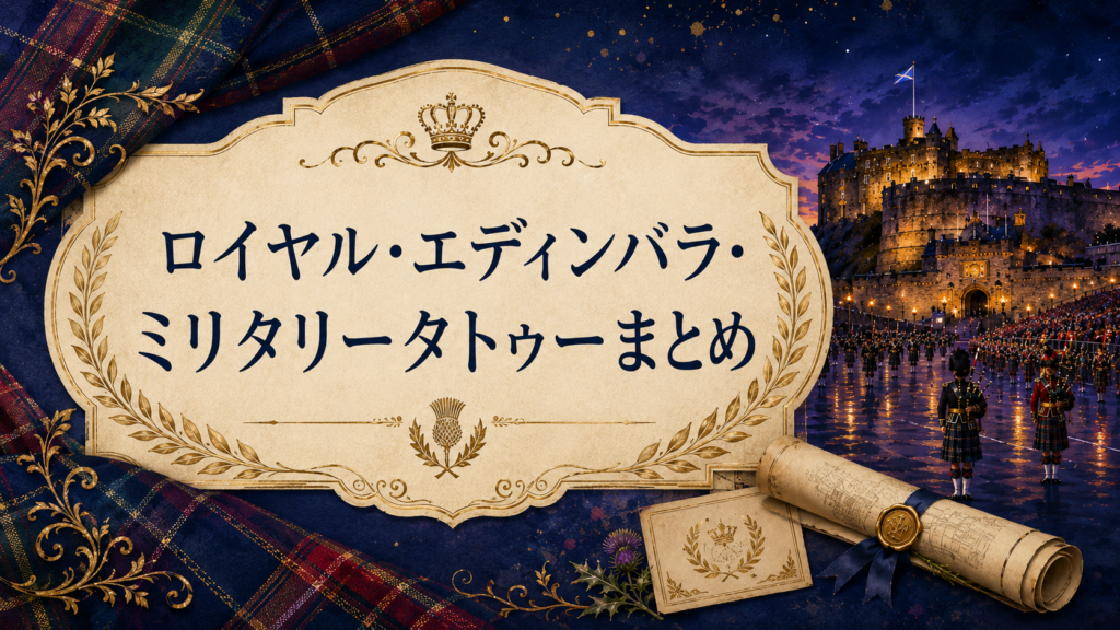 ロイヤル・エディンバラ・ミリタリータトゥーまとめ